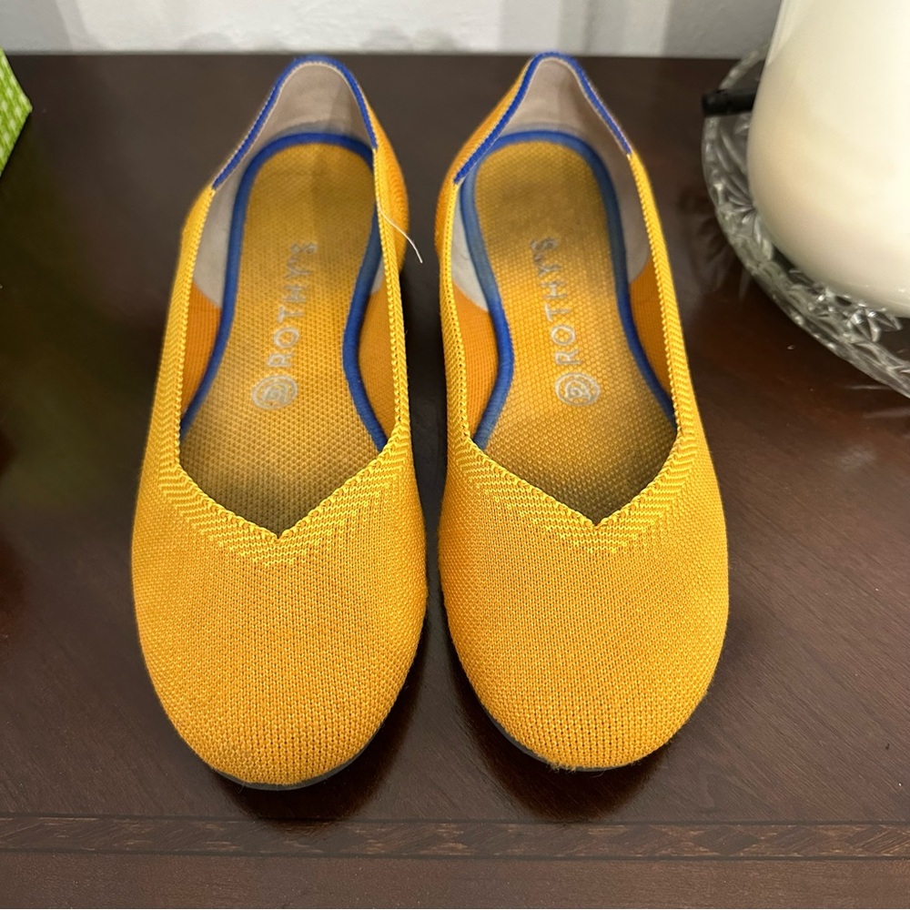 Rothy’s Yellow Ballet Flats